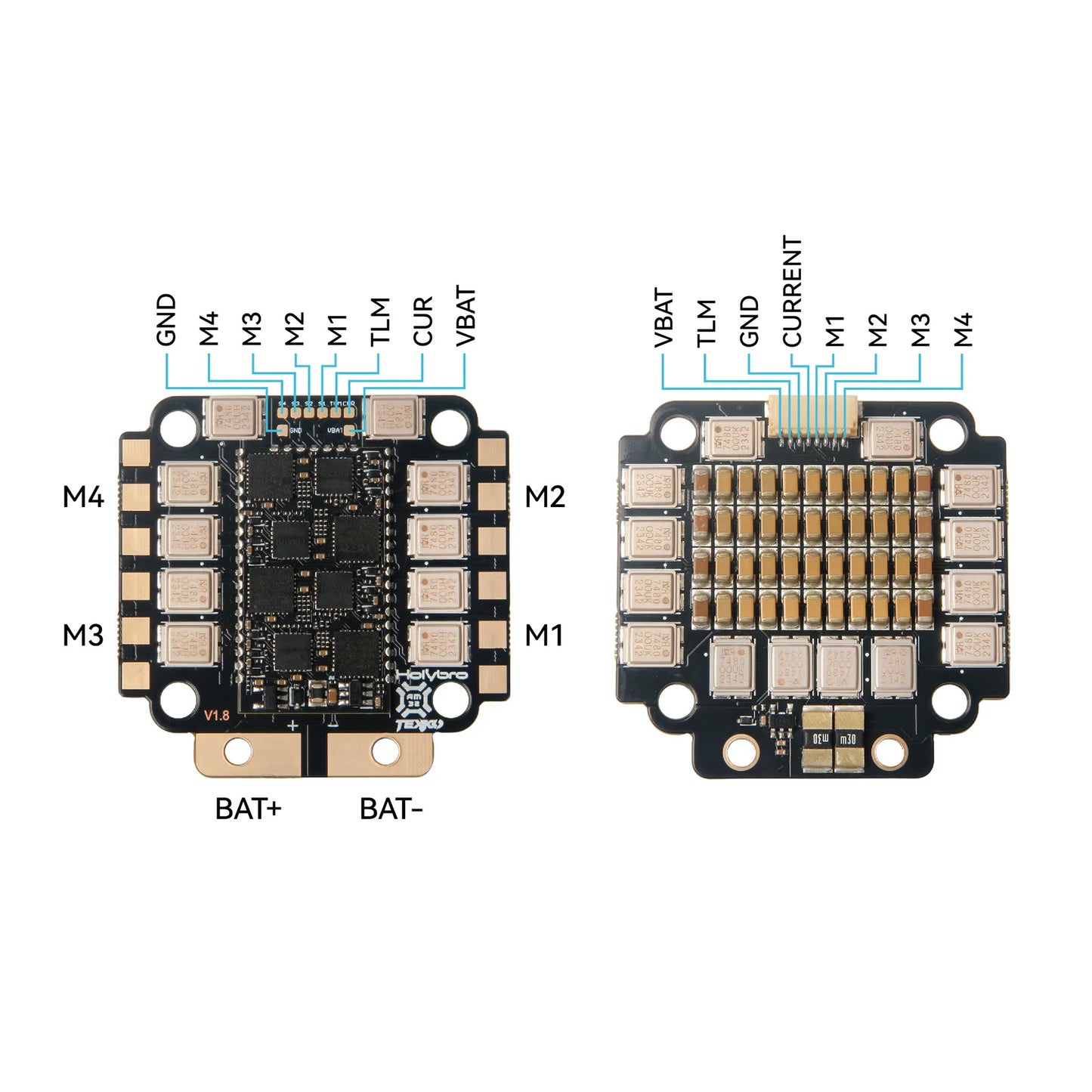 Holybro Tekko32 F4 Metal 4in1 65A ESC (AM32 Firmware)
